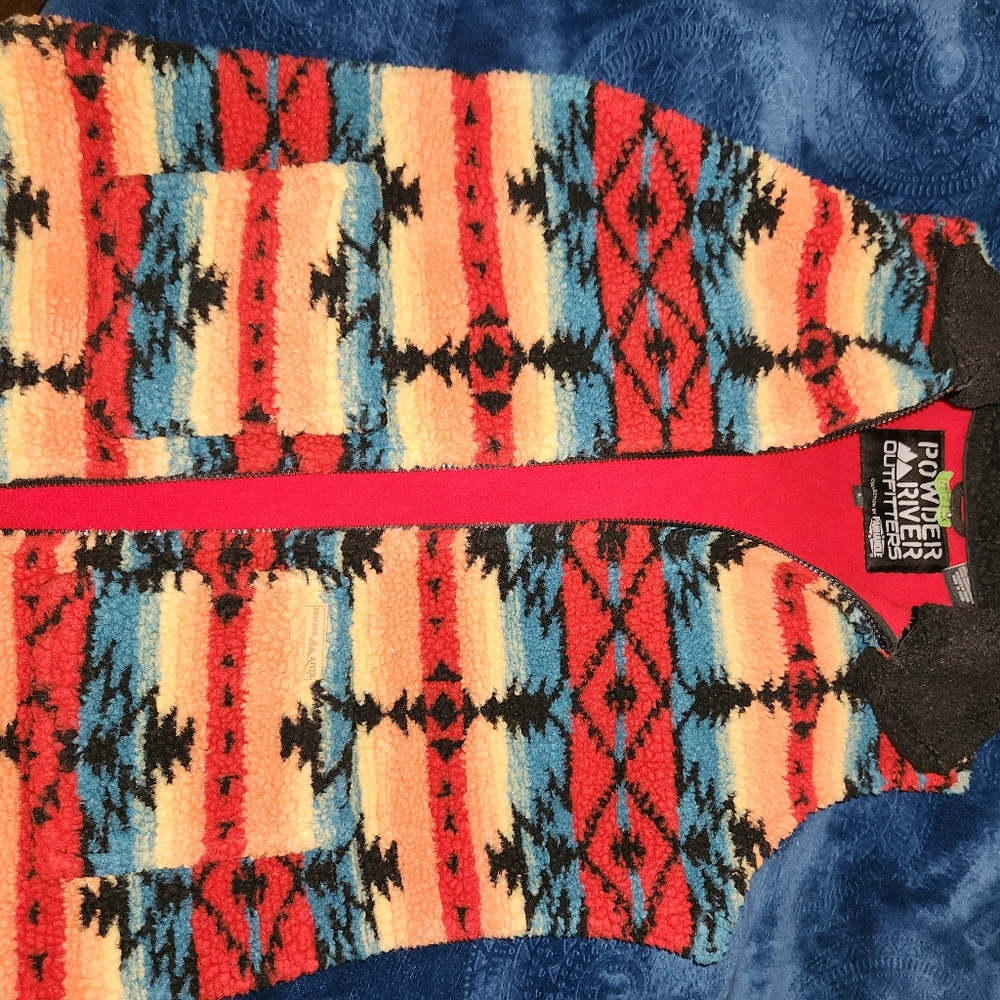 Aztec fleece vest